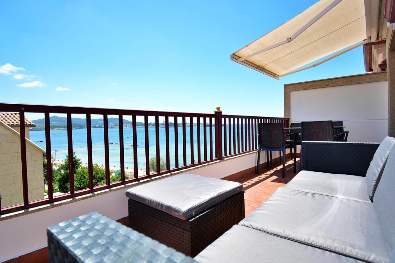 Galihost - Atico Con Terraza Y Vistas Al Mar En Vilagarcia บิลาการ์เซีย เด อาโรว์ซา ภายนอก รูปภาพ
